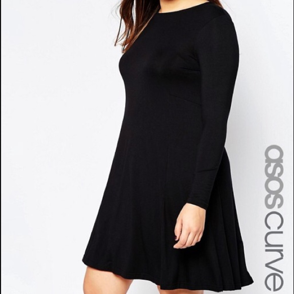 ASOS Curve Long Sleeve Dress